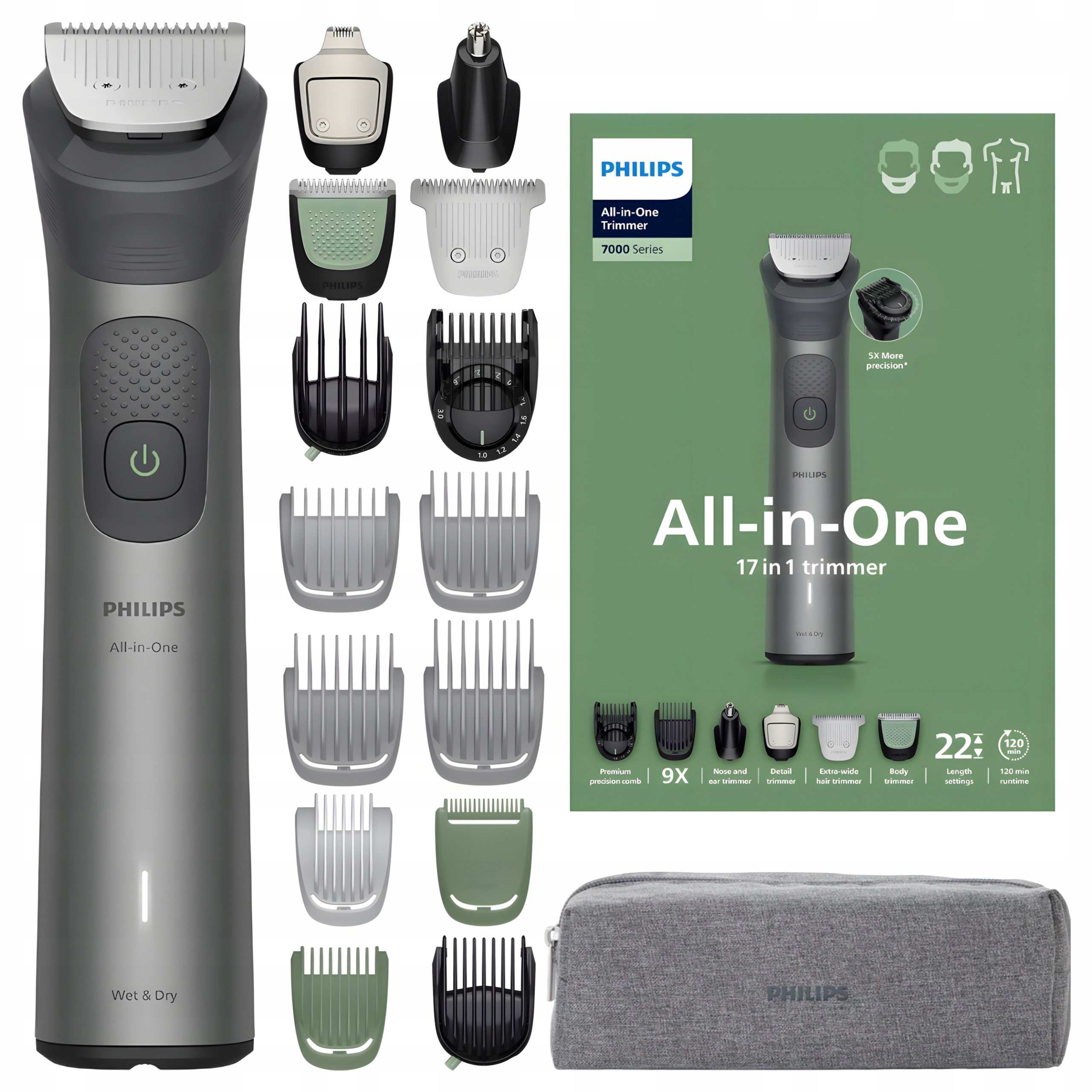 Zastřihovač vousů a těla Philips Multigroom Series 7000 MG7941/15