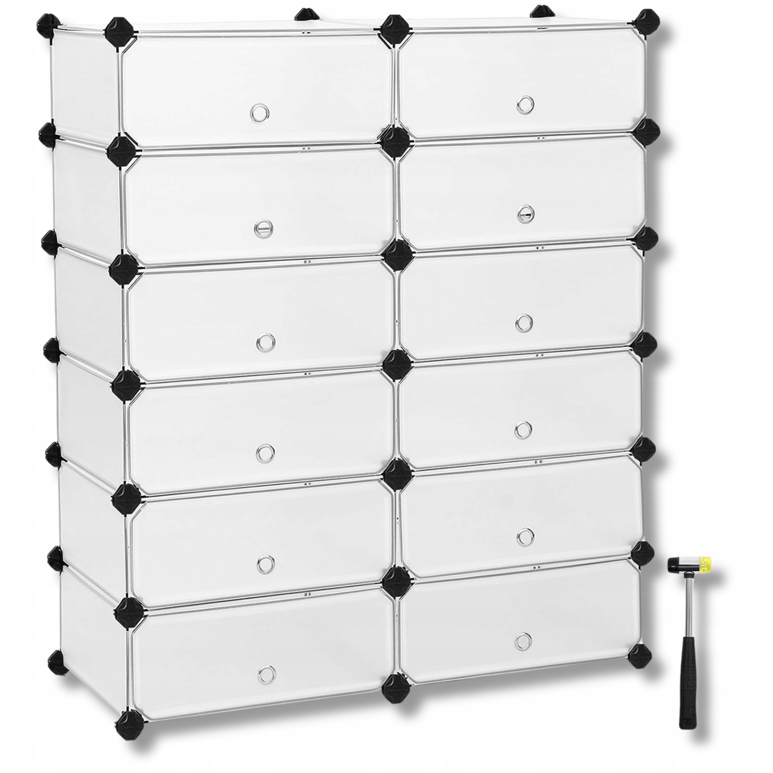 Regál Na Topánky Modulárna Skrinka 10 Políc Stojan Nádoby Organizér