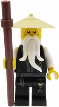 

Lego Ninjago figurka Sensei Wu z bronią