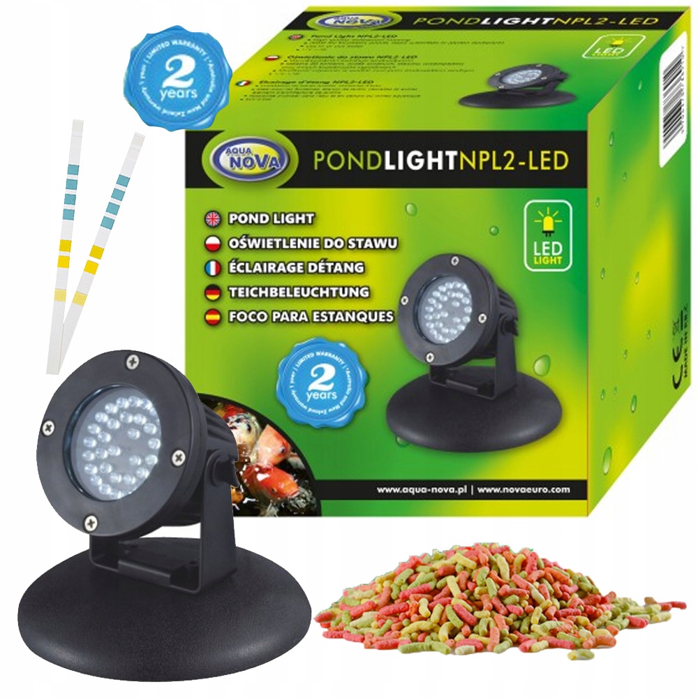 Aqua Nova NPL2-LED osvětlení se senzorem do jezírka dárek