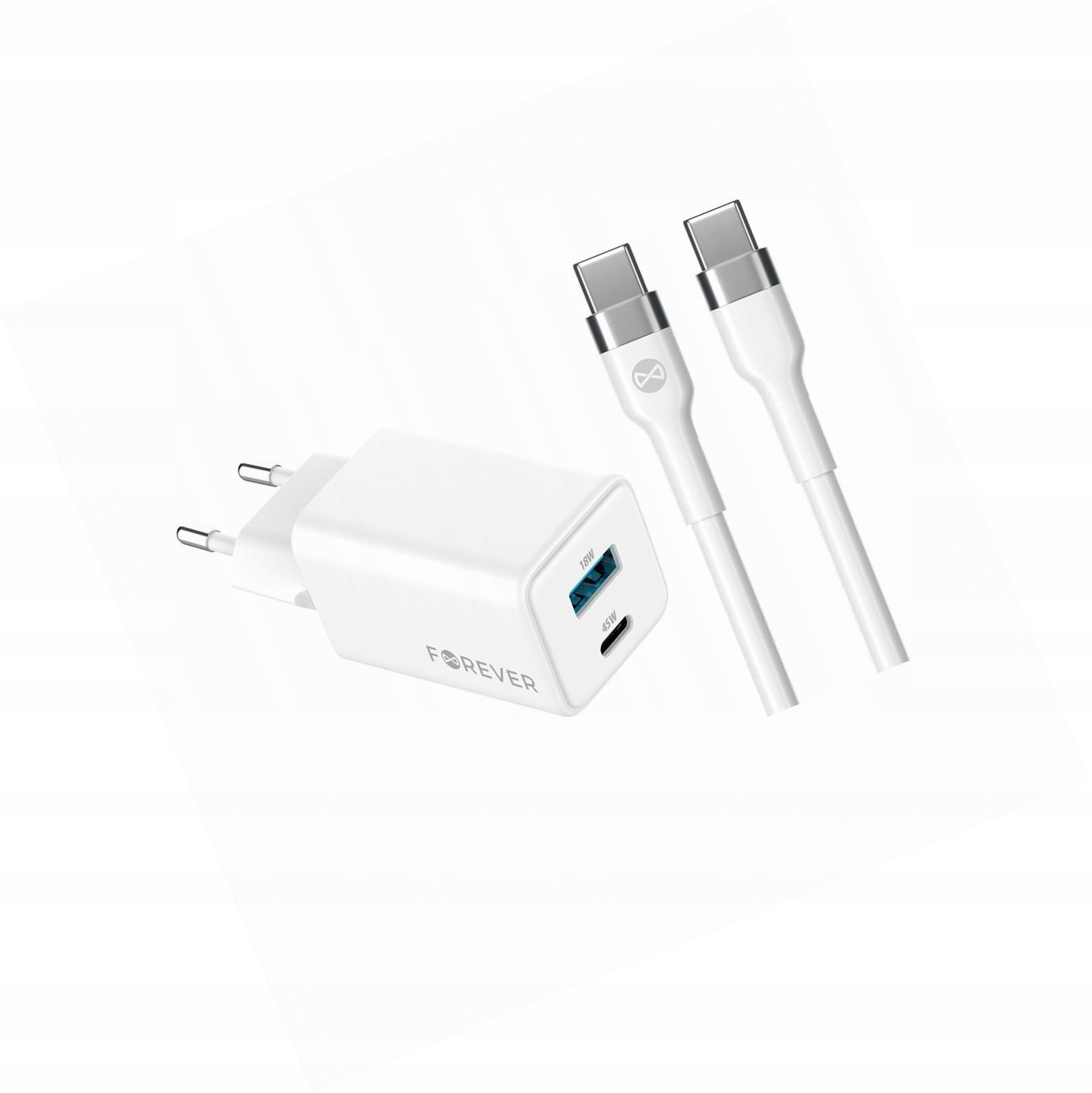 Szybka ładowarka GaN 45W Usb-c z kablem do Motorola Moto G15