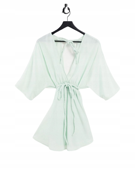 MATERNITY NARZUTKA PLAŻOWA ZIELONA CASUAL 42 RNG