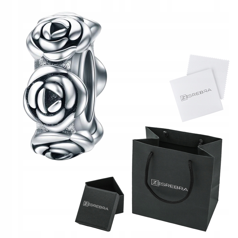 

Charms Stoper Róże do Pandora srebro 925 koralik