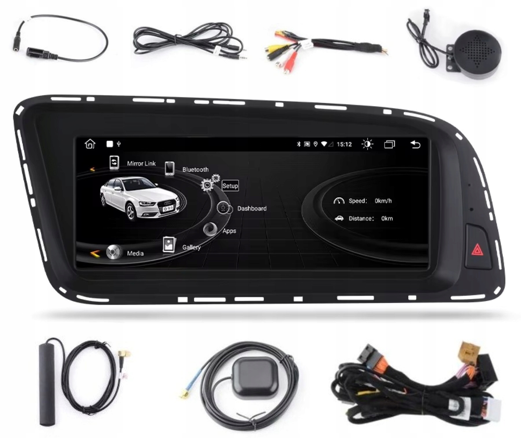Rádio Navigácia Monitor Android Audi Q5 8R 4 Gb Carplay Lte Audi Multimedia
