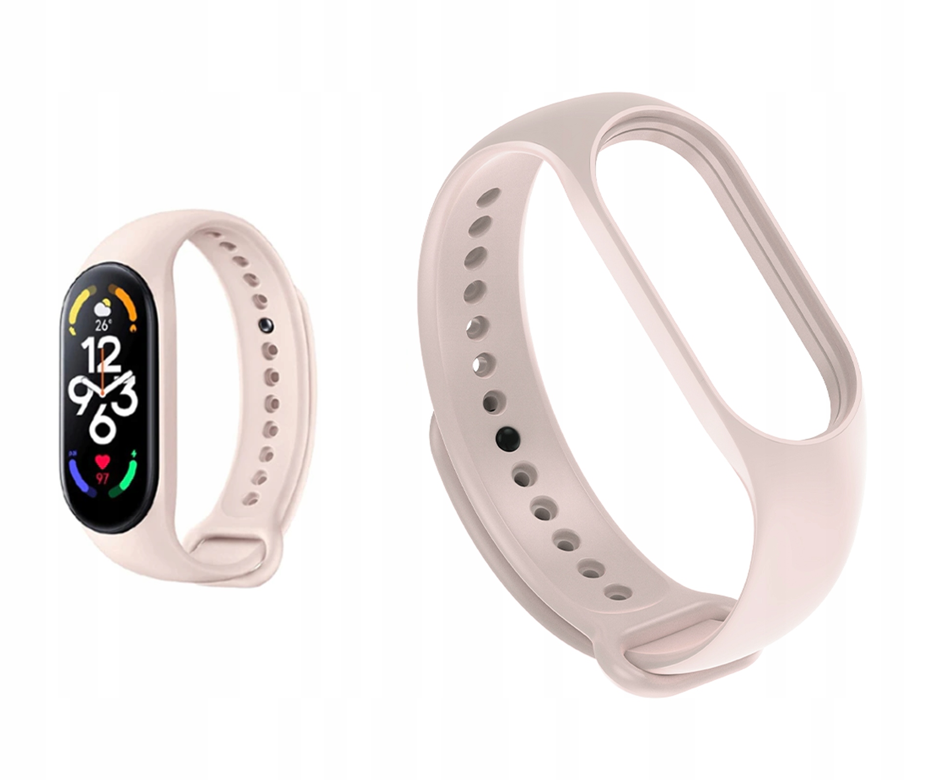 

Opaska Pasek do Xiaomi Mi Band 7 Brudny Róż