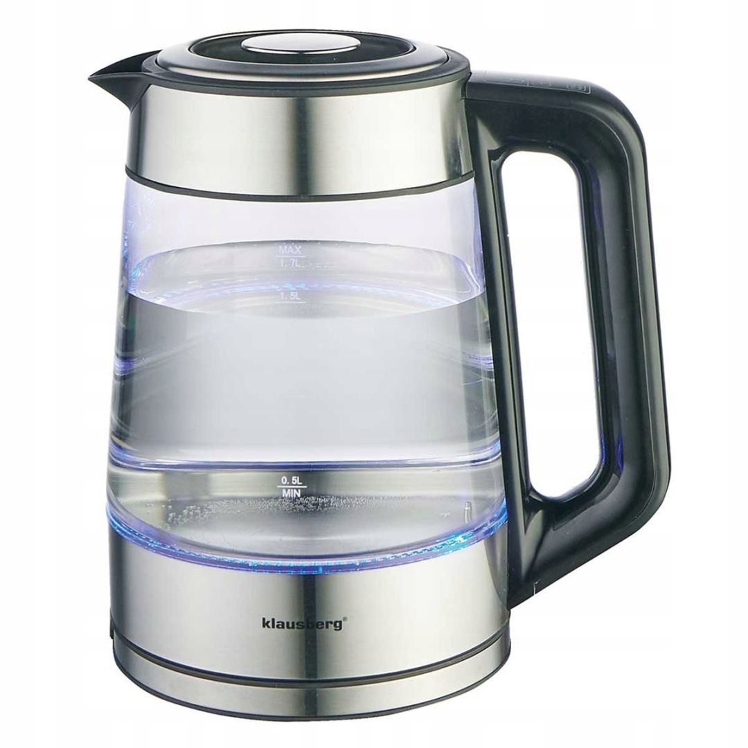 Skleněná Elektrická Konvice 1,7 L Klausberg KB-7888 Led Rgb