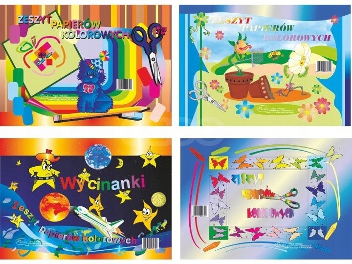 Wycinanka A4 Protos 8 arkuszy 0 g/m²