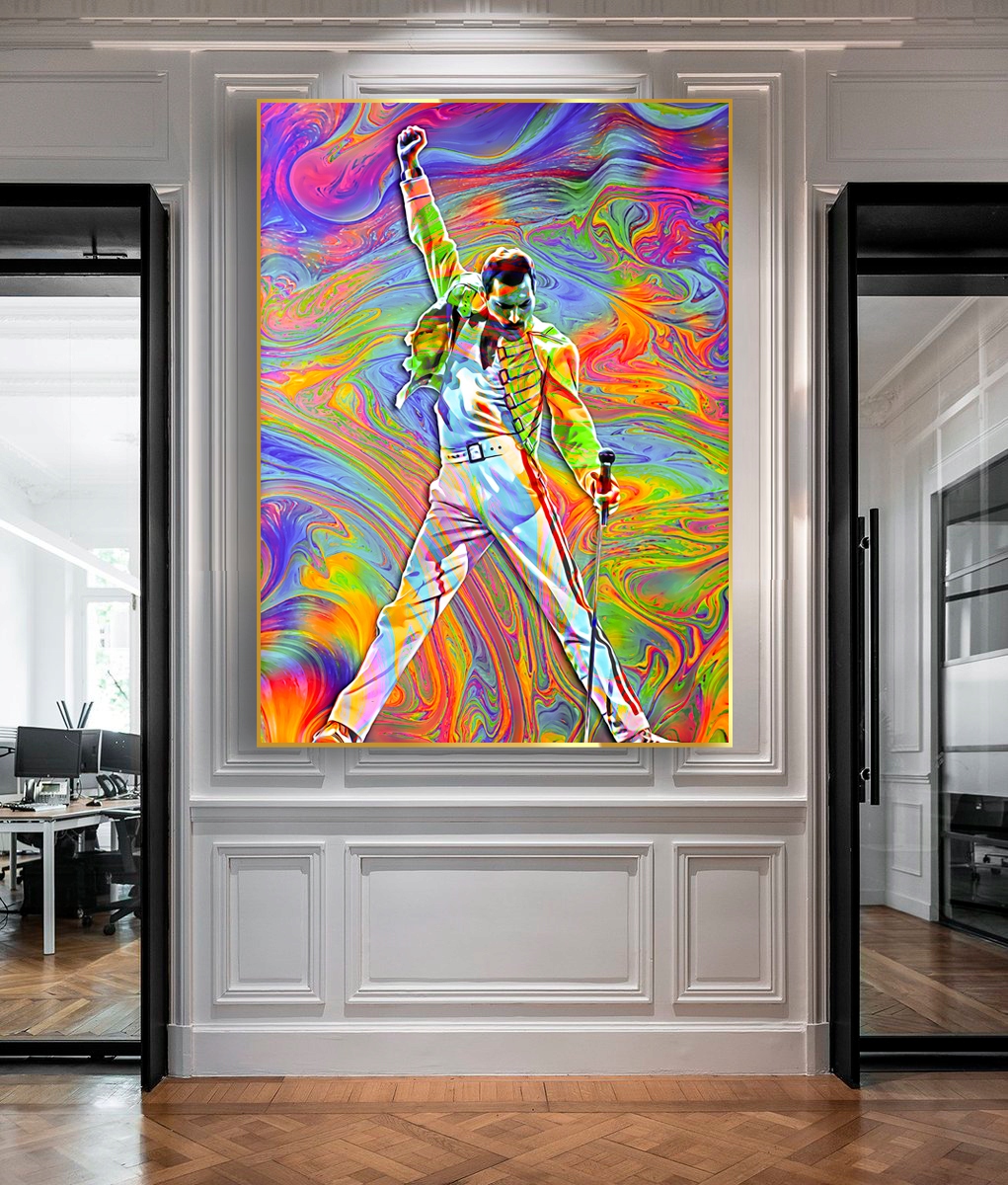 Obraz na płótnie Freddie Mercury Queen 100x140 cm Typ inne