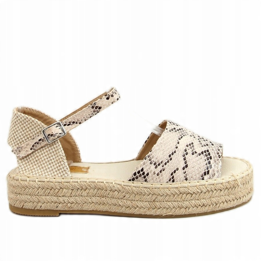 

Espadryle open toe wężowe A663-ESP-1 r.39