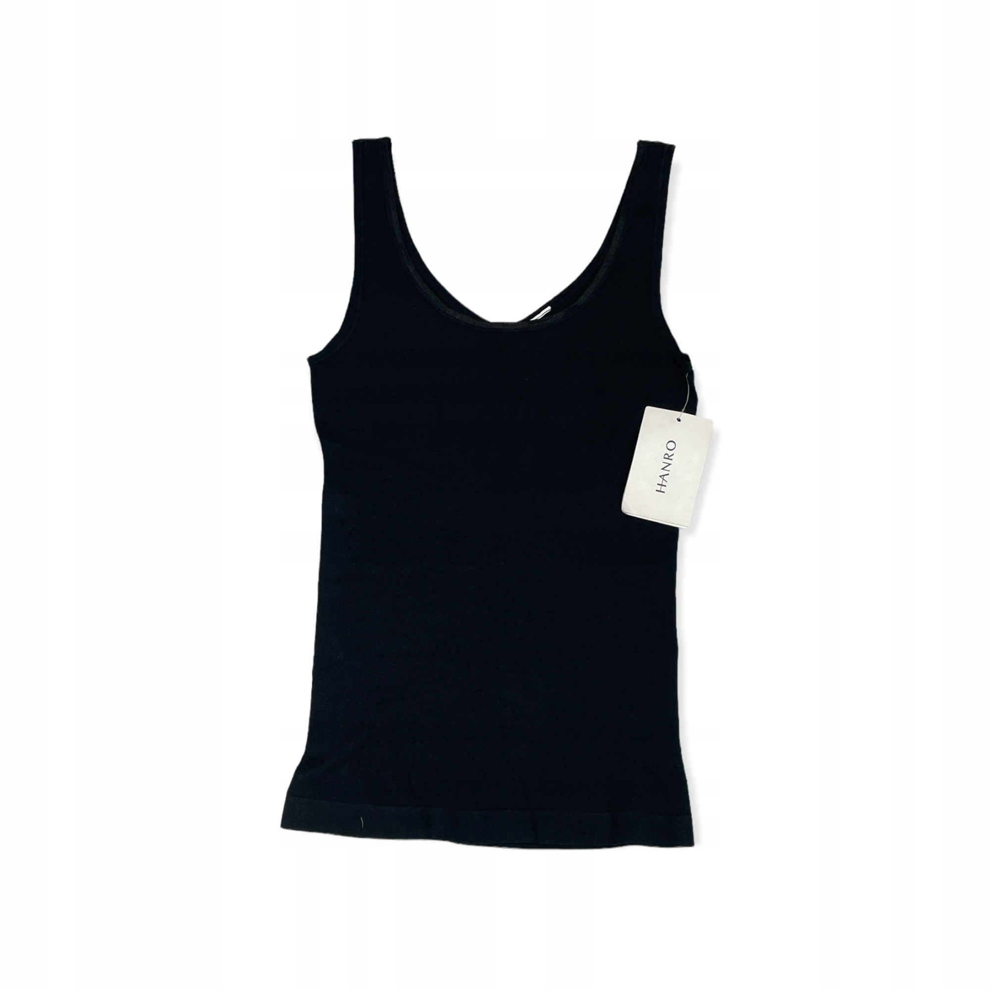 Modelující černá dámská halenka s ramínky Hanro Xs