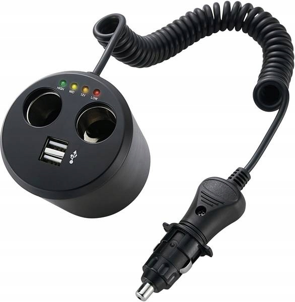 Розгалужувач прикурювача + USB спліттер