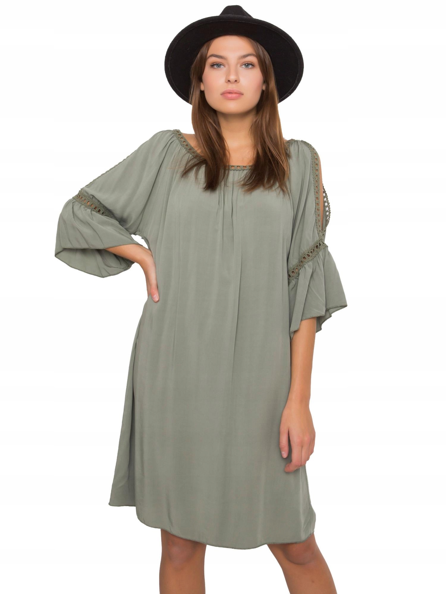 

Sukienka Damska Oversize przed kolano Wiskoza - S