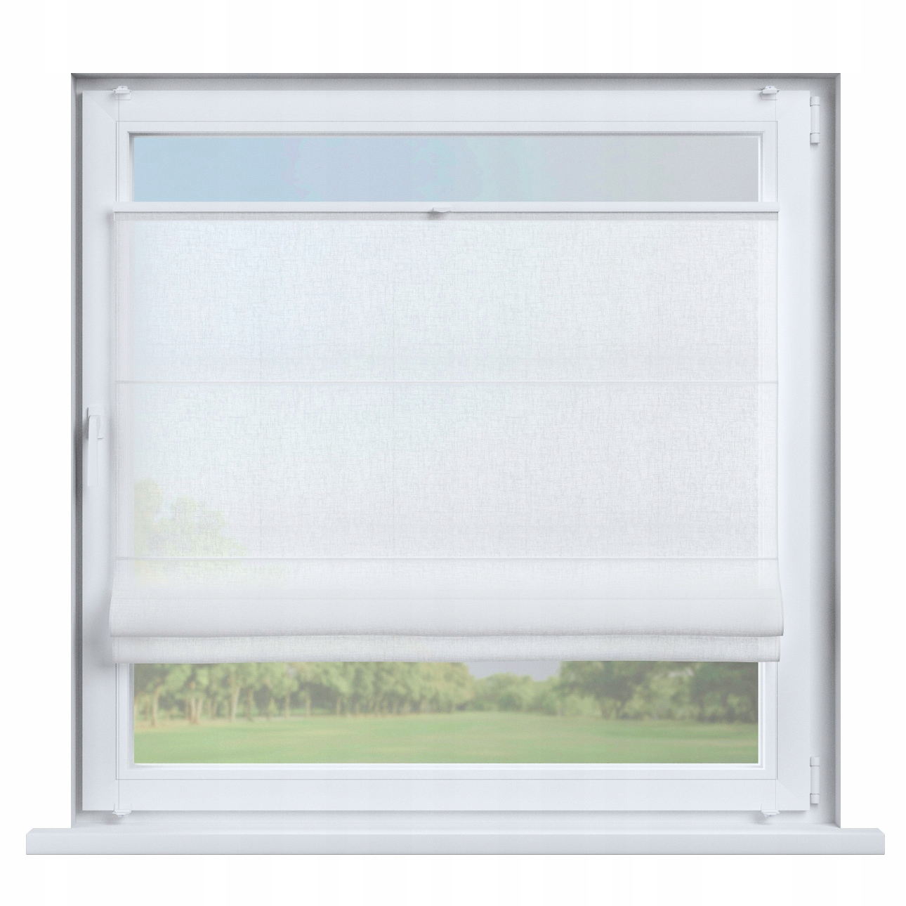 Hotová Roleta plisé Římská Sicílie 80x170 cm bílá