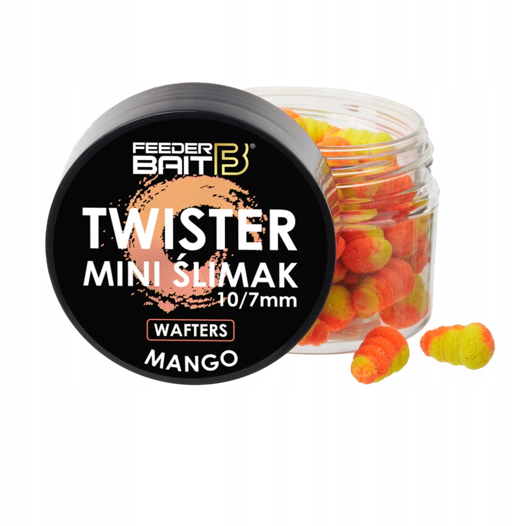 Mini Ślimak Wafters Twister Feeder Bait Mango