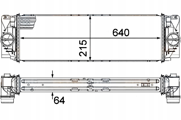 INTERCOOLER MERCEDES SPRINTER 06- HELLA Producent części Hella