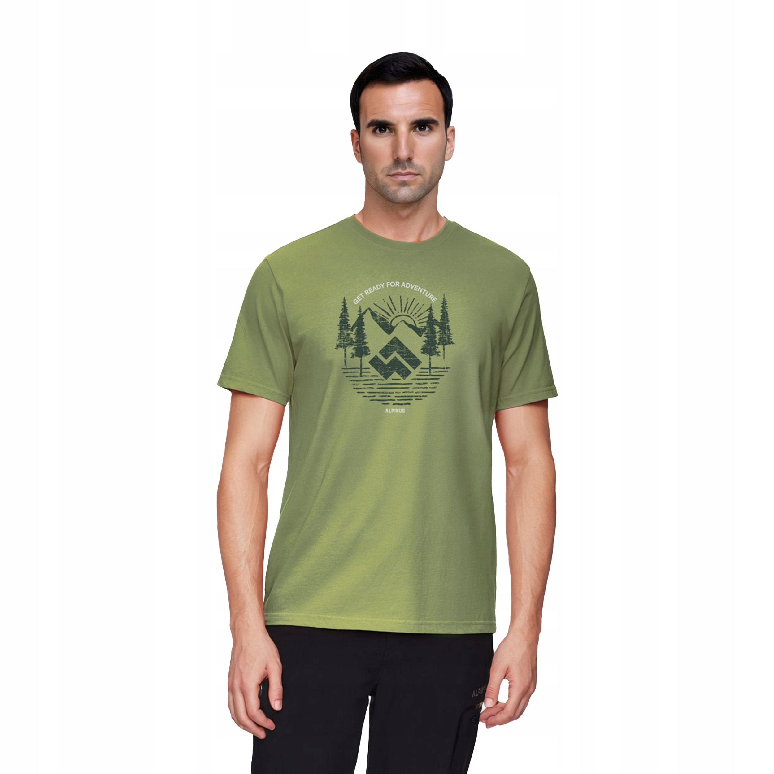 Koszulka męska Alpinus Kitreli, zielona 3XL