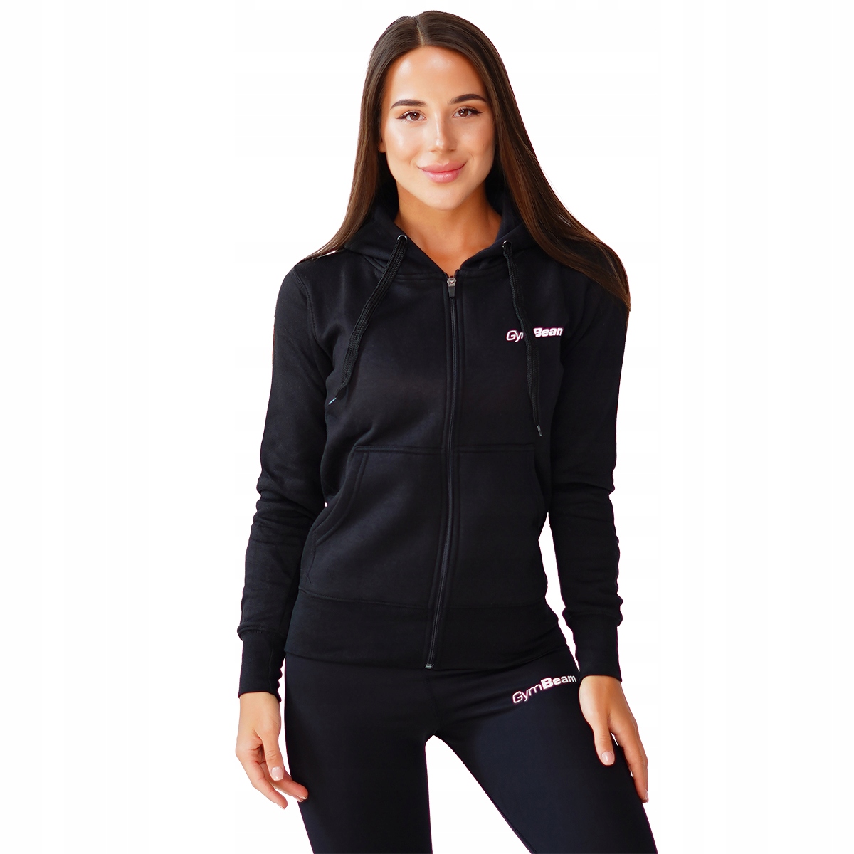 Bluza Damska Rozpinana Sportowa Czarna GymBeam S