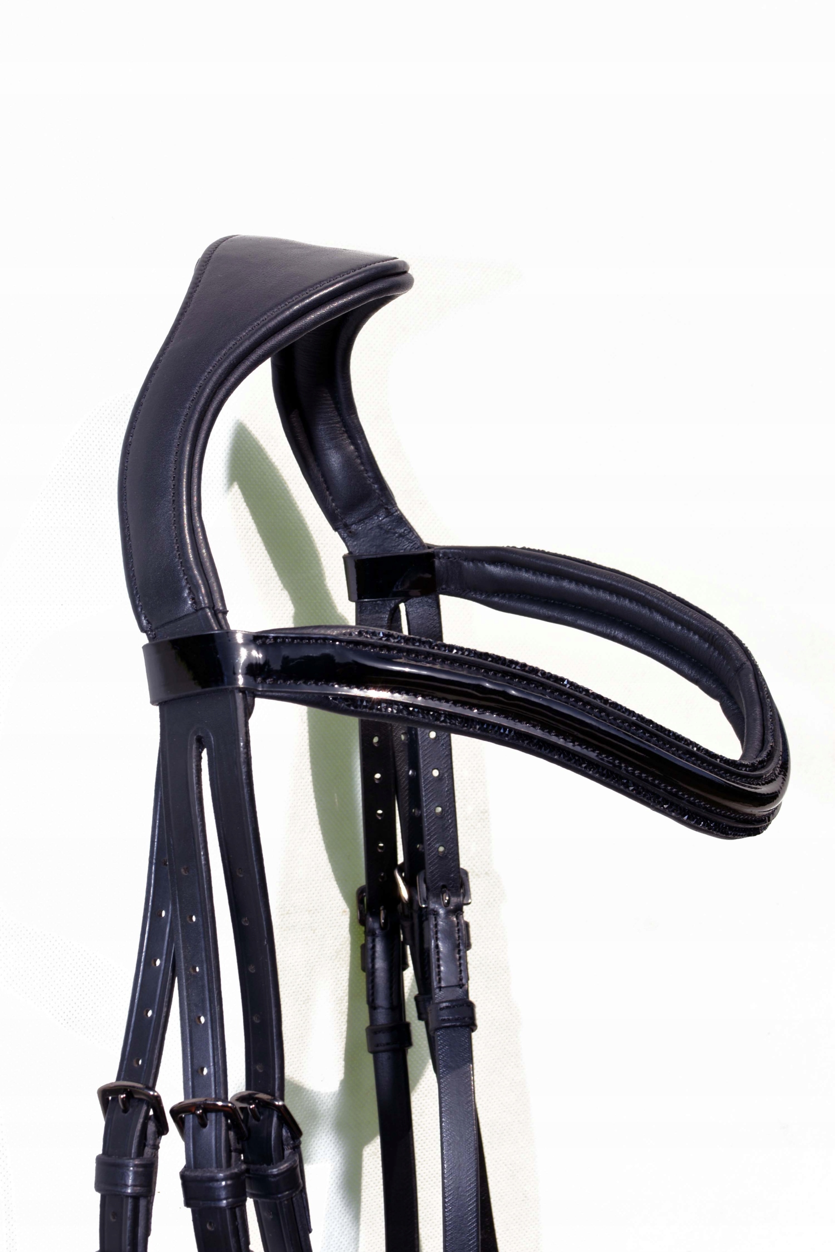 Ogłowie Anatomiczne Profilowane Skóra Premium Roz. Full