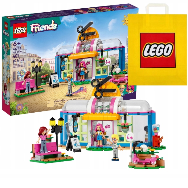 Lego Friends Kadeřnický Salon Heartlake Nový Set 41743 Taška Dárek