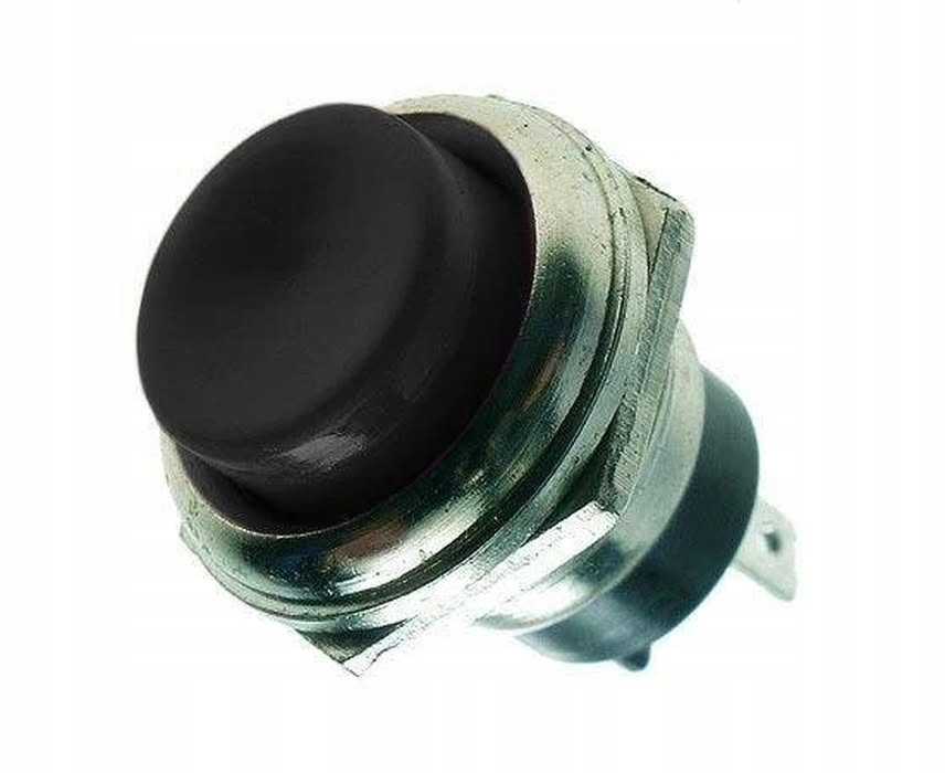 Przełącznik chwilowy OFF-(ON) reset czarny PBS-26BB, PBS26B/B Producent nieznany producent