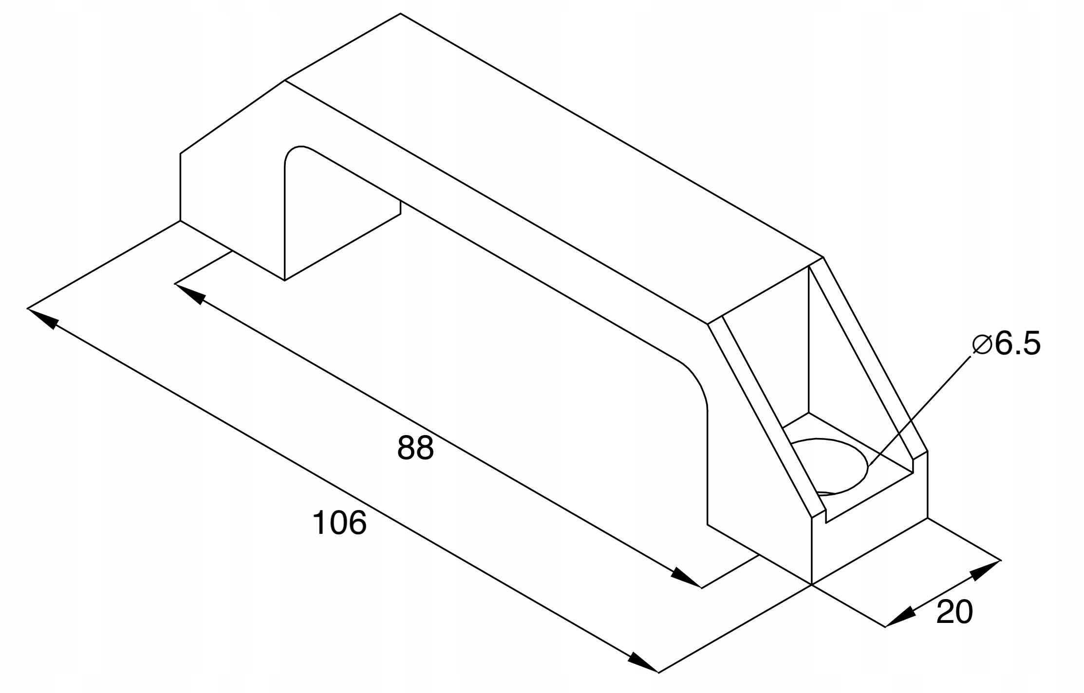 NYLONOWA RĄCZKA DO PROFILI V-SLOT 2020 ENDER 3 5 Kod producenta RANY2020