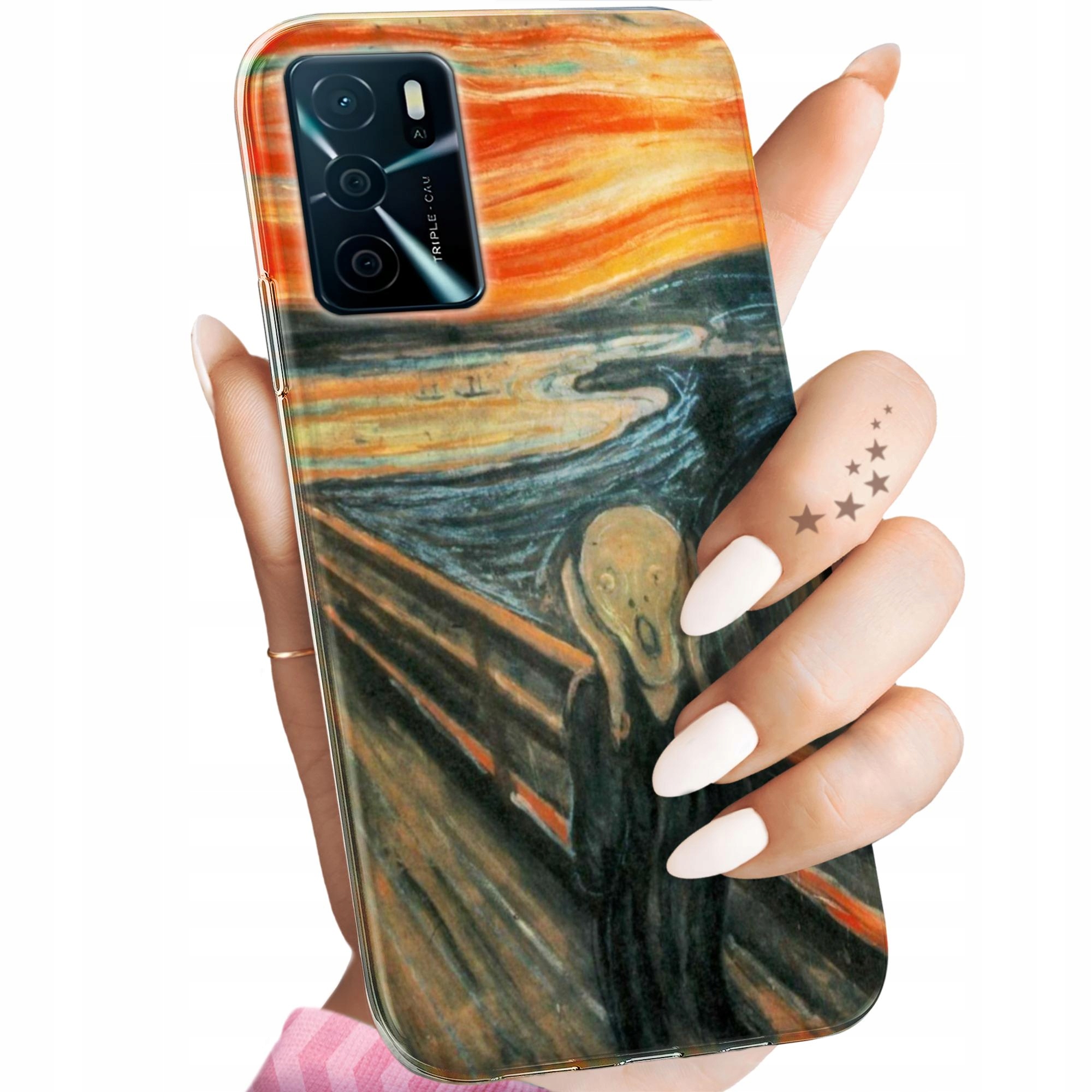 Etui Do Oppo A16 A16S Edvard Munch Krzyk Malarstwo Obudowa Case