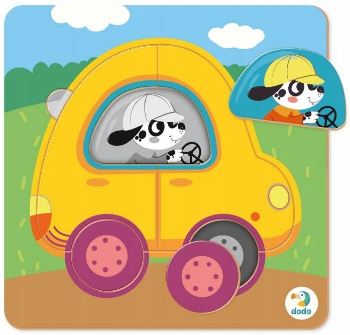 

Dodo Puzzle Sorter Mini Samochód 5 Elem DOP300349