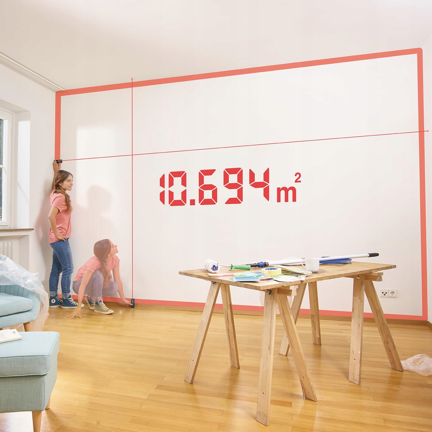 BOSCH Dalmierz Laserowy Zamo 4 Generacji Pomiar Do 25m USB-C Adapter — miniatura 8