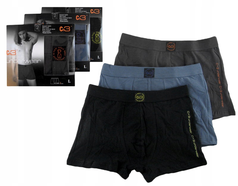 

3 Pary! Bokserki C+3 majtki 5XL do 130cm! +gratisy
