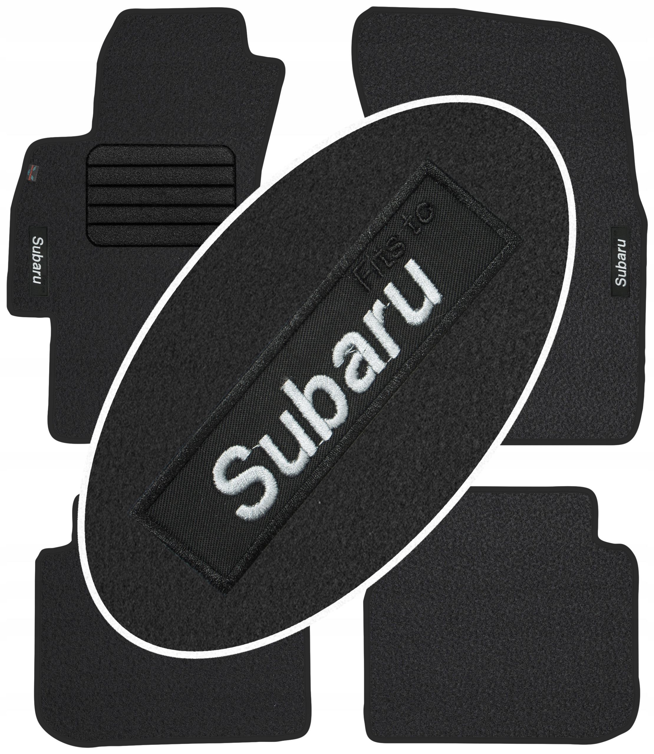 

Subaru Impreza III 2007-2011 Welurowe z Napisem