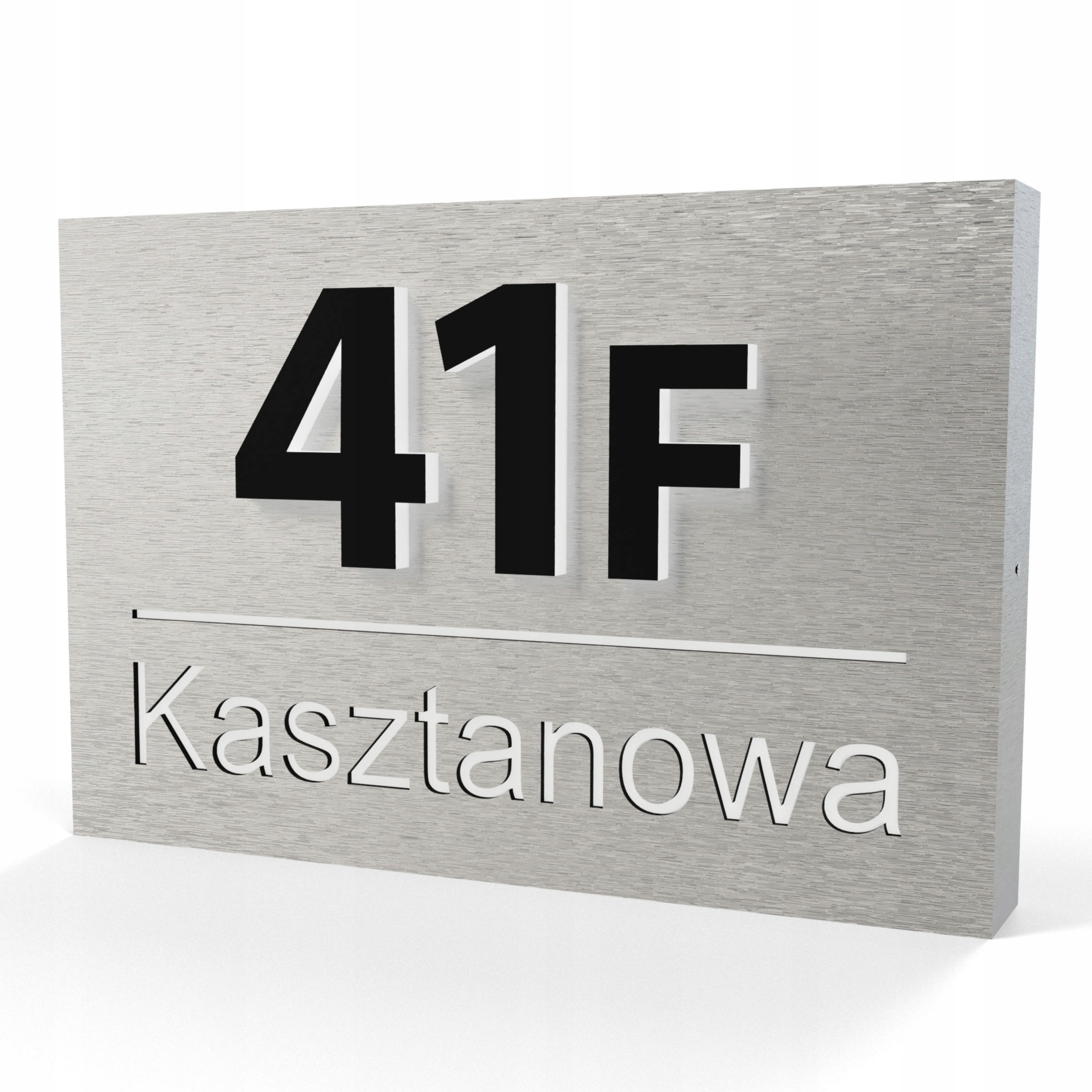 Podświetlany numer domu tabliczka tablica adresowa adres KMLA LED 30x20