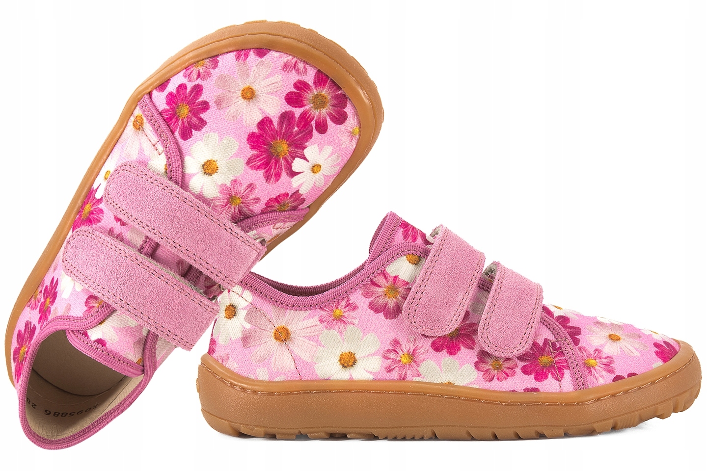 Froddo G1700440-9 Barefoot Półbuty Tekstylne Kapcie Trampki Różowy 27
