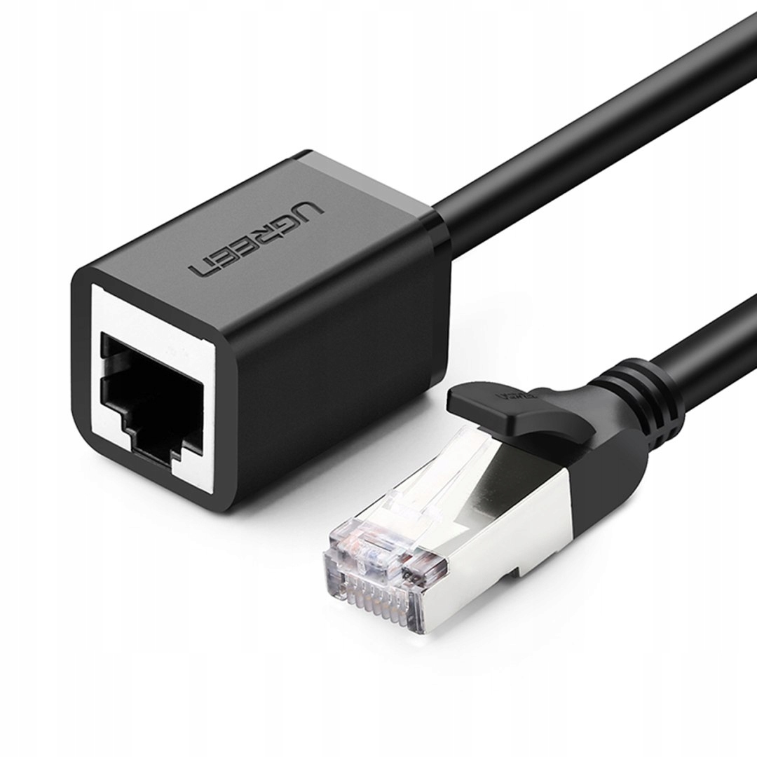 Przedłużacz kabla sieciowego Lan Ethernet RJ45 F/utp Cat. 6 1000Mb/s 0.5m c