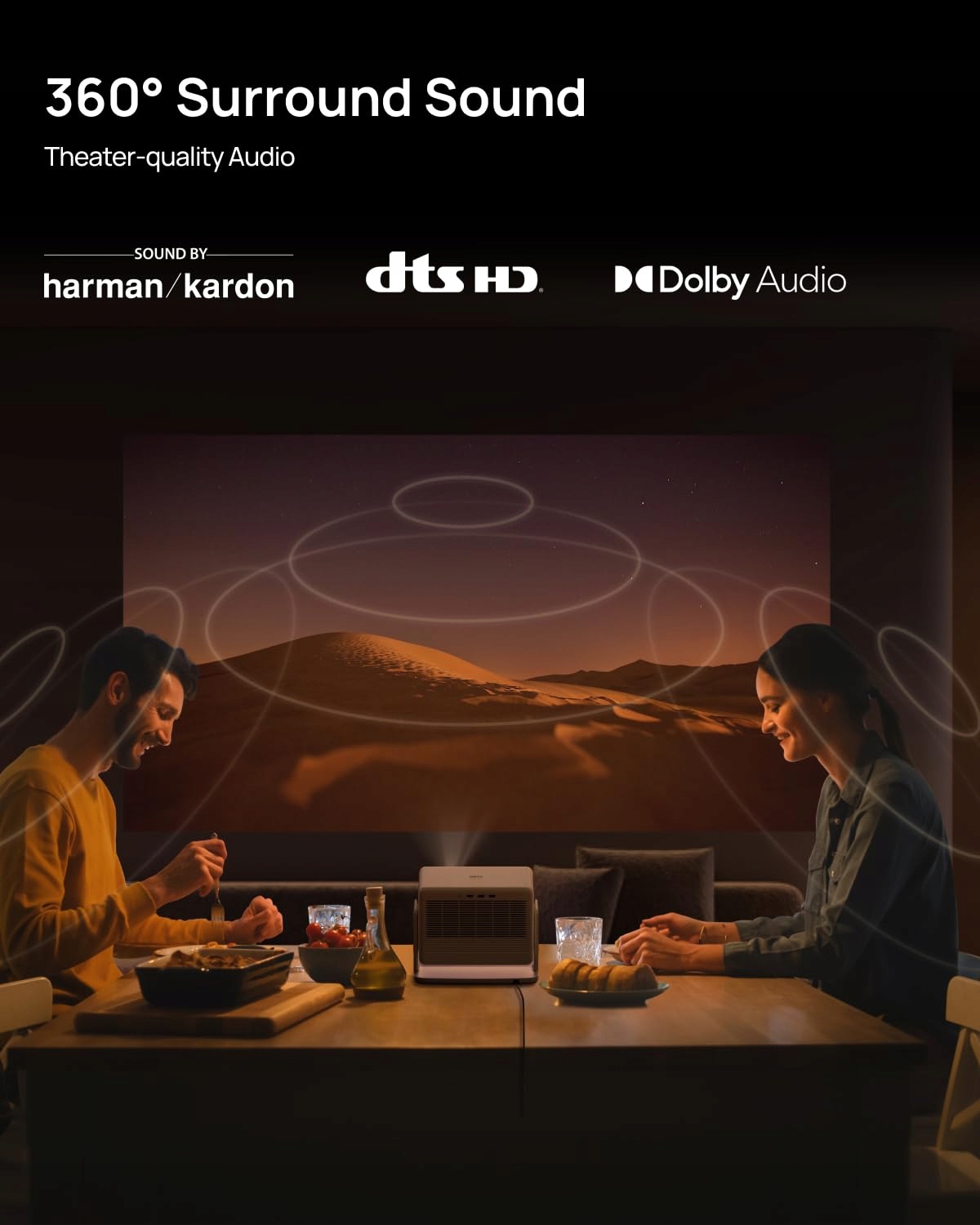 XGIMI Horizon S Max Projektor 4K Dolby Vision 3100 Lumen Harman Kardon — miniatura 5