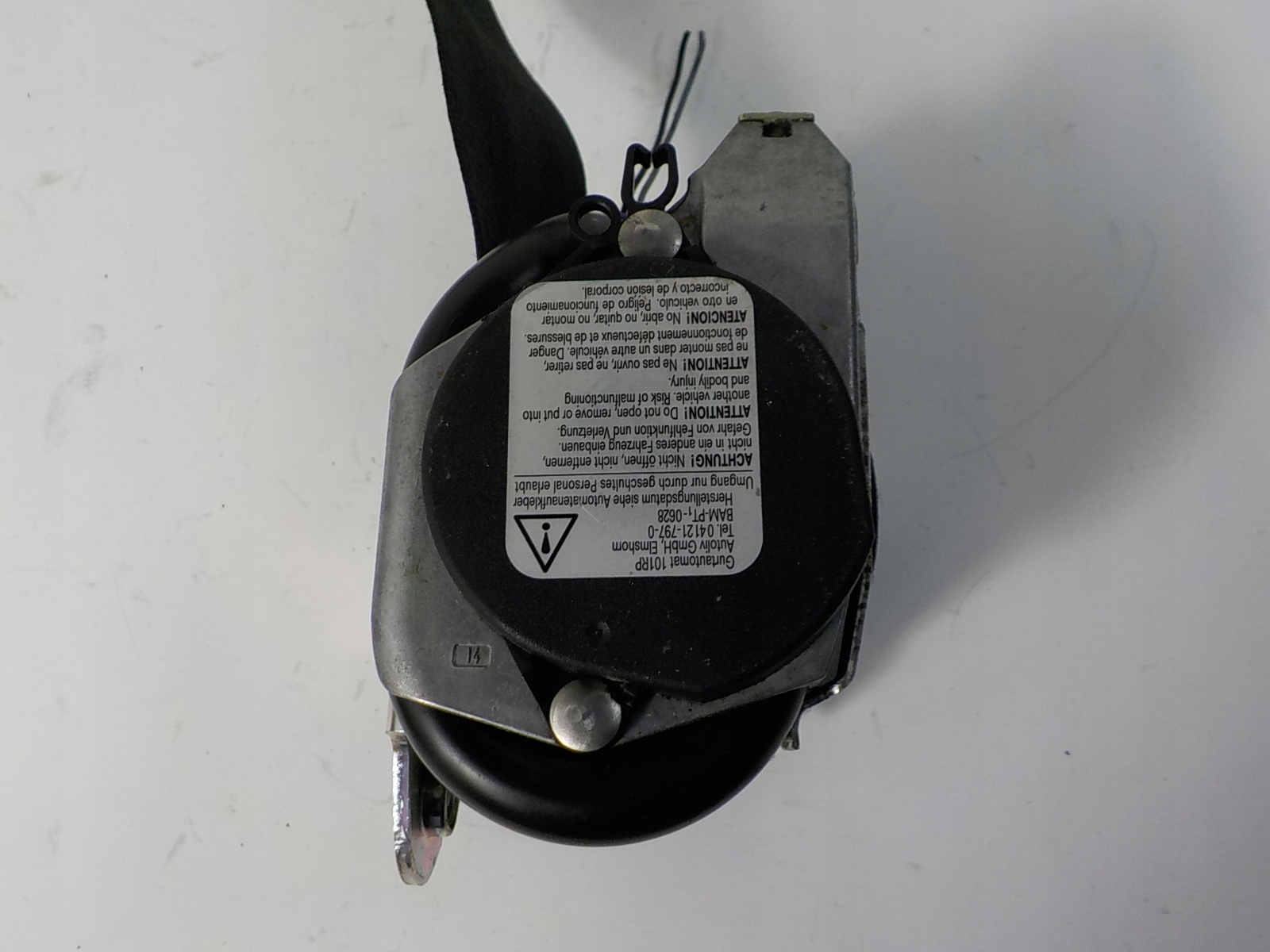 AUDI A4 B6 Gurten Sicherheits 8E0857705J 604718600