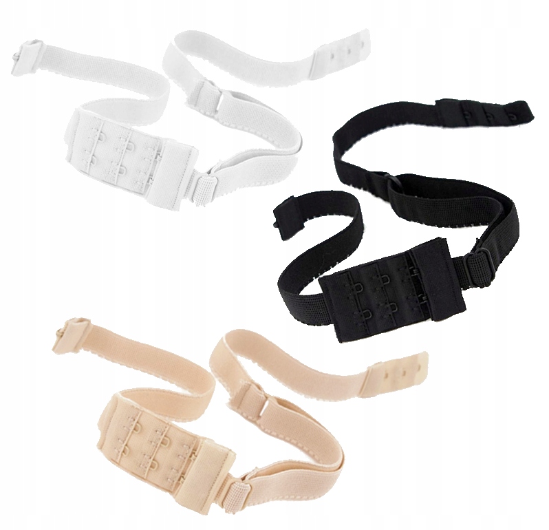 3x PASEK OBNIŻAJĄCY ZAPIĘCIE STANIK GOŁE PLECY Marka bez marki