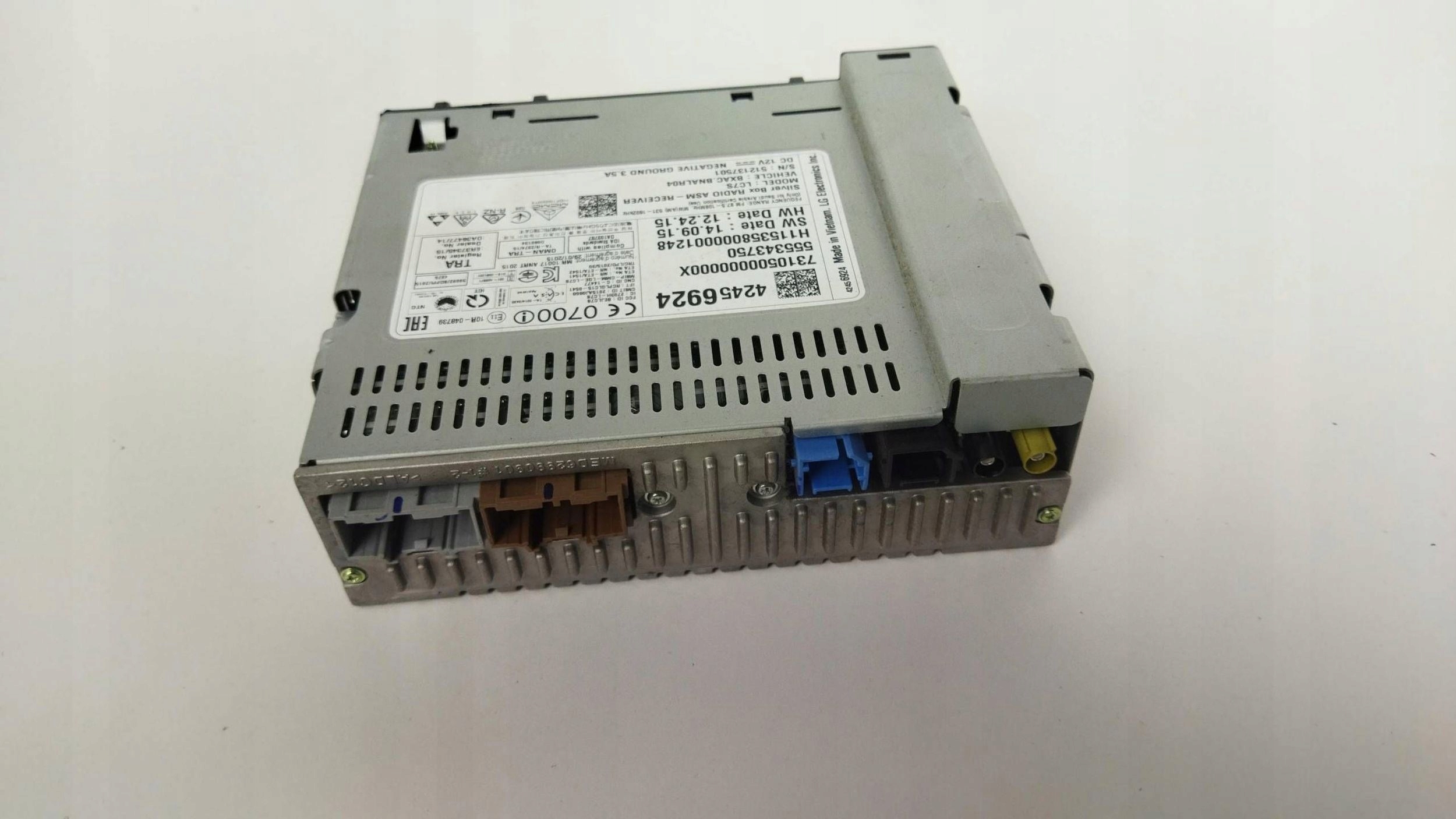 CAMARO VI 16-19 module control unit RADIA 42456924