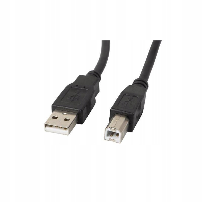 KABEL USB 2.0 AM-BM LANBERG 5M CZARNY