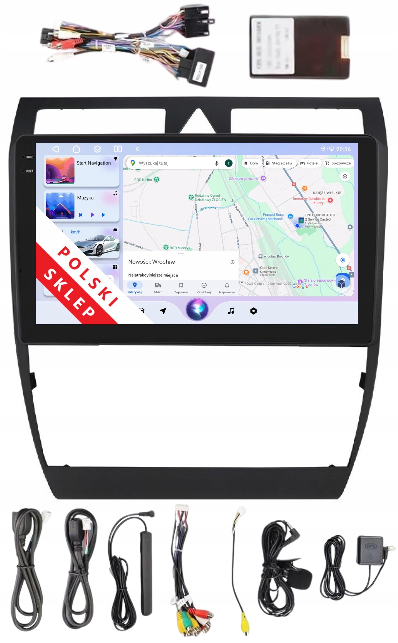 Navigace Pro Android Audi A6 S6 RS6 Allroad C5 6/128 Gb Carplay Dsp Lte