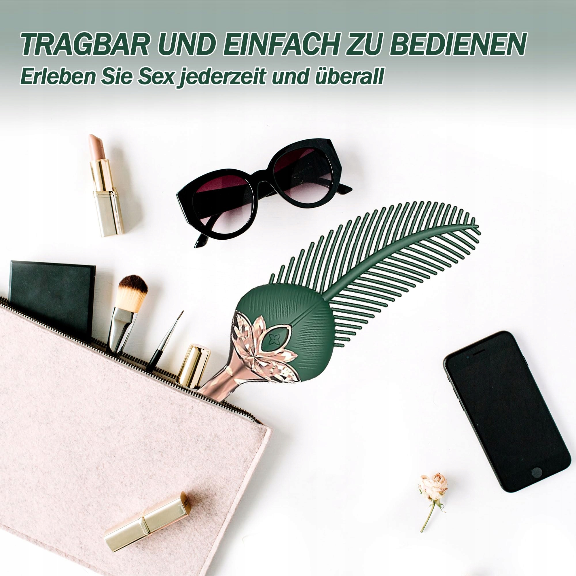 CHICLSQ Mini Wibrator Klitoris G Punkt 10 Trybów Masażer Dla Kobiet Par — miniatura 7