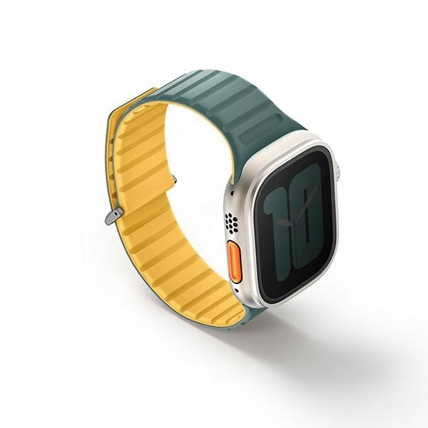 Uniq Revix Evo Apple Watch 42/44/45/49 mm Reversible Magnetic zeleno-žlutý