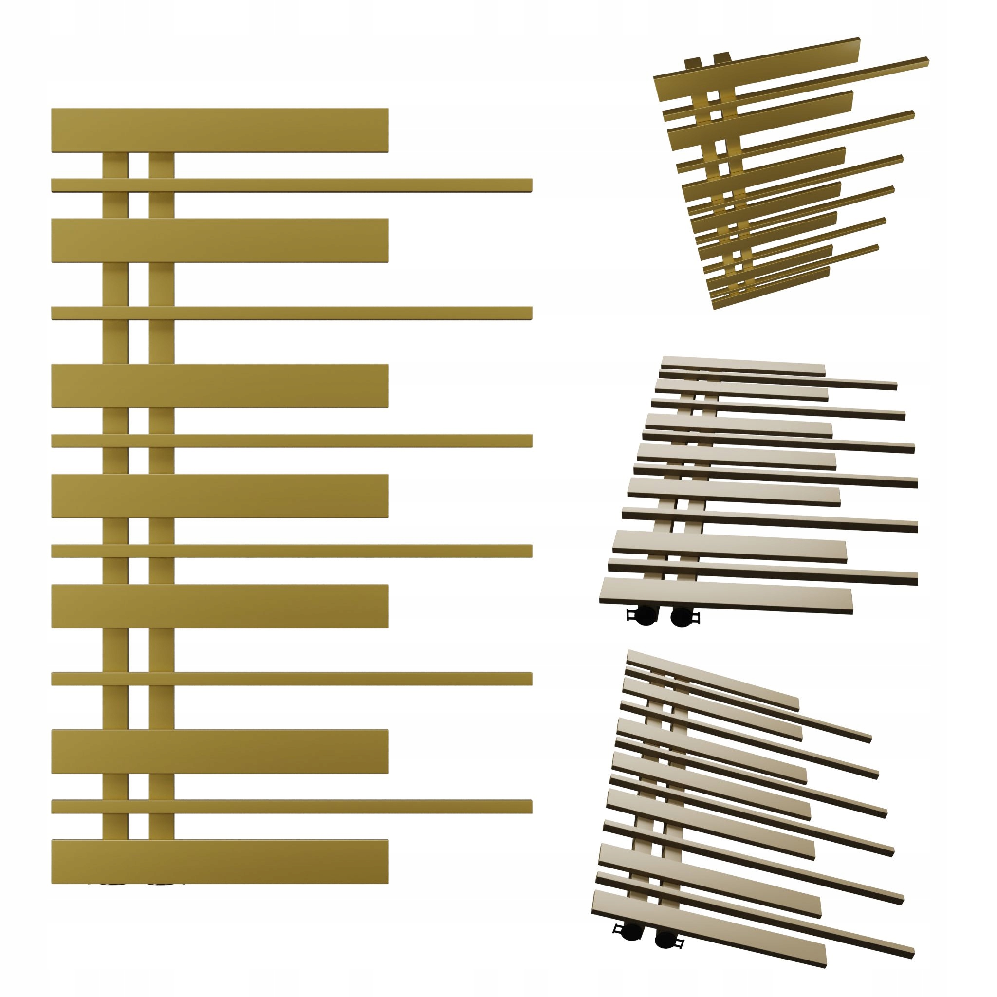 Koupelnový radiátor Pianino 870x570 Antik Světlý Levý