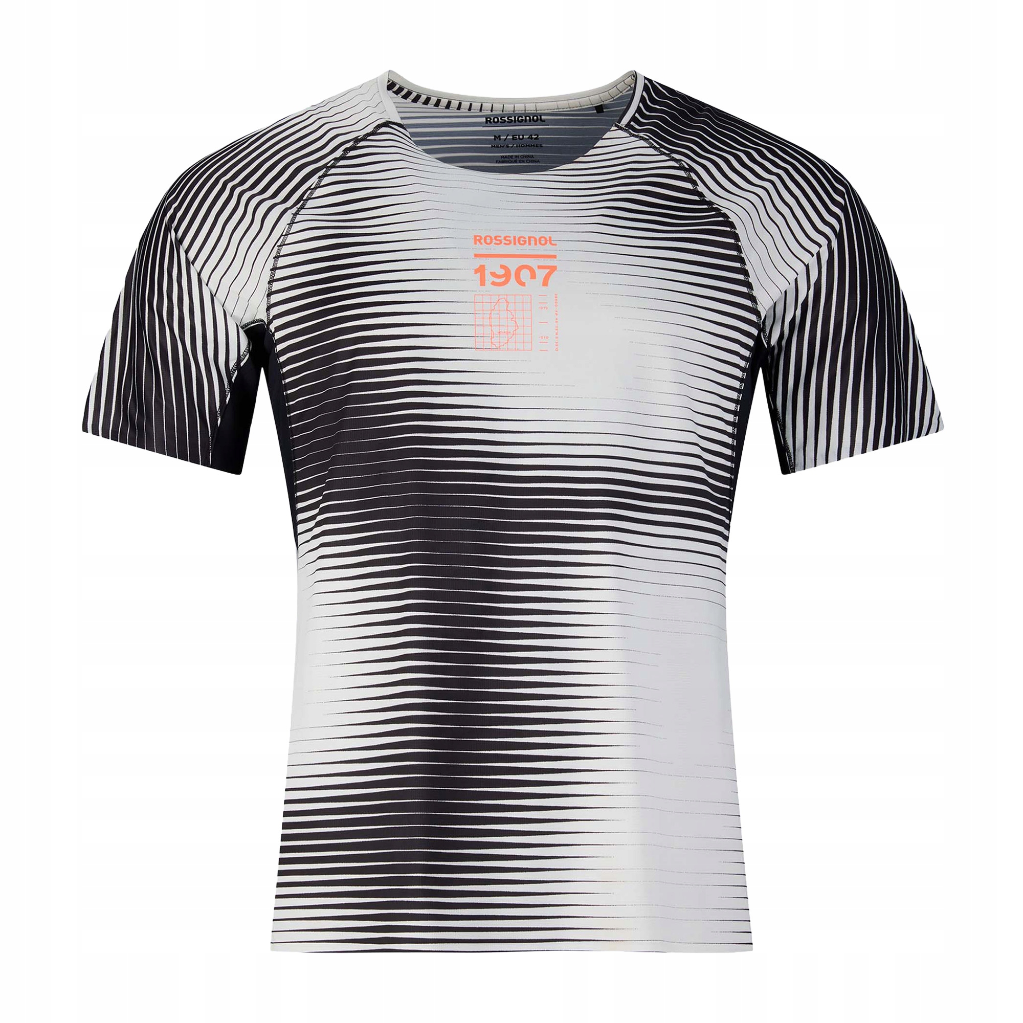 Pánské běžecké tričko Rossignol Sapa Ultra Tee black line fogg