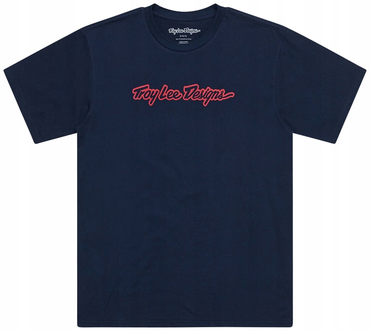 T-Shirt Koszulka Troy Lee Designs Short Sleeve Tee Signature Navy r. XL