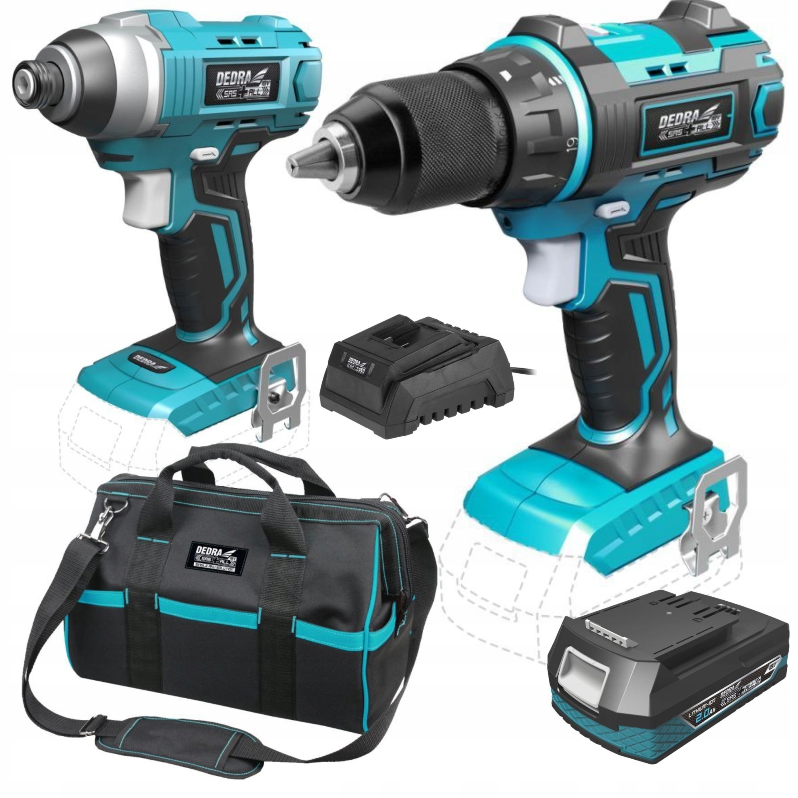 DEDRA АККУМУЛЯТОРНЫЙ НАБОР ИНСТРУМЕНТОВ DED7018