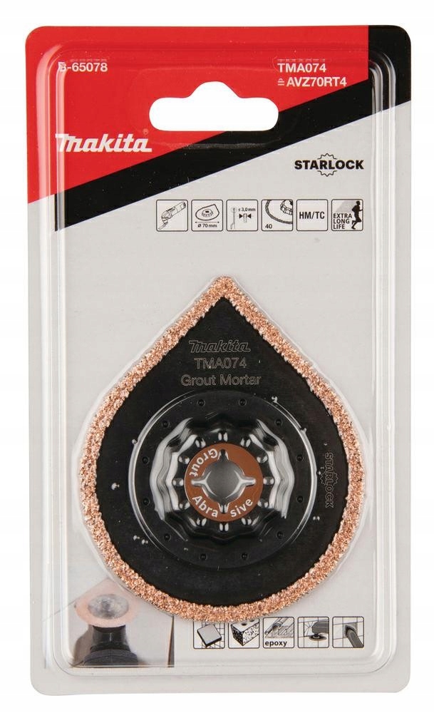 MAKITA MT SKROBAK DO FUG HM 70mm K40 MULTITOOL Marka Makita