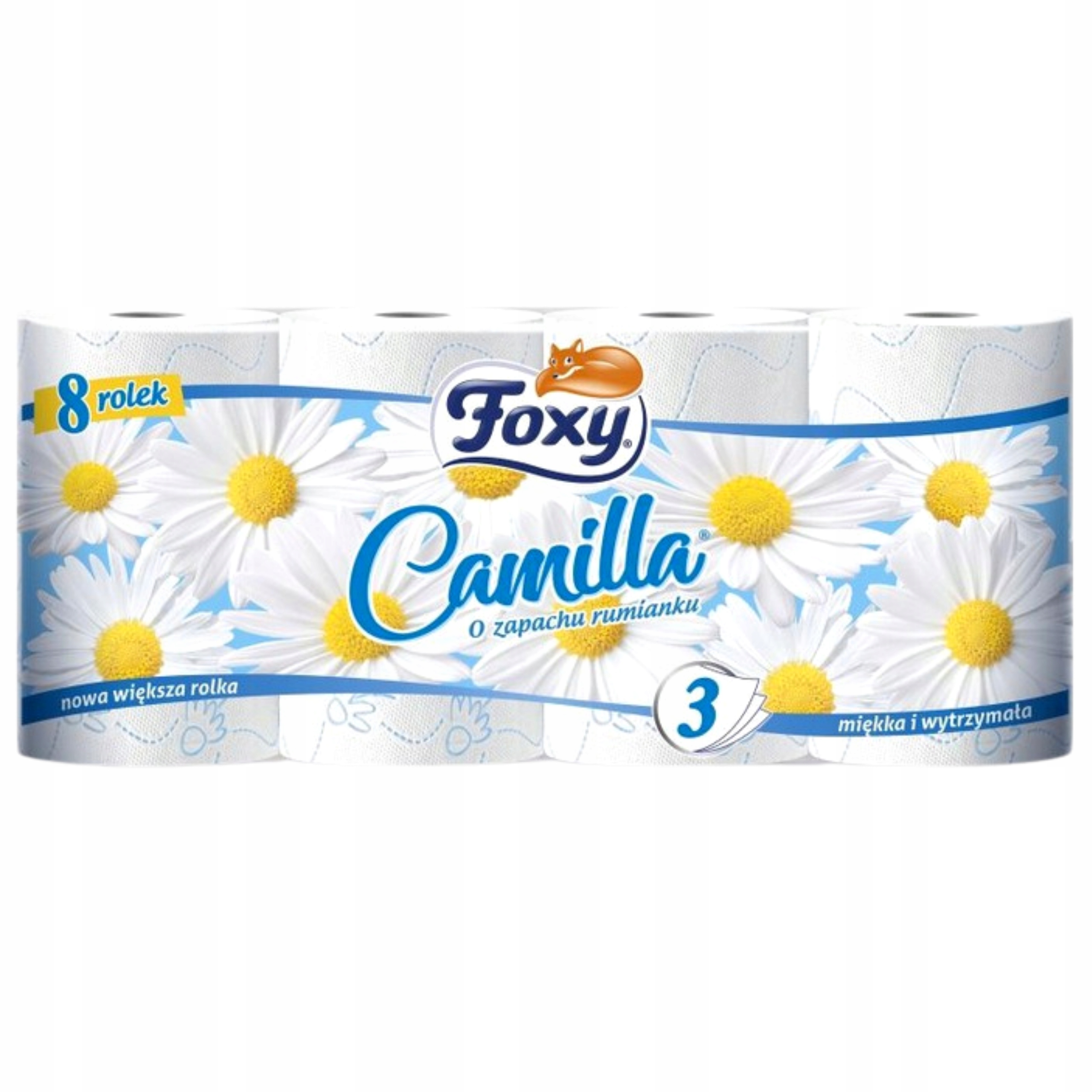 

Foxy Camilla Papier Toaletowy Rumiankowy 8 Rolek