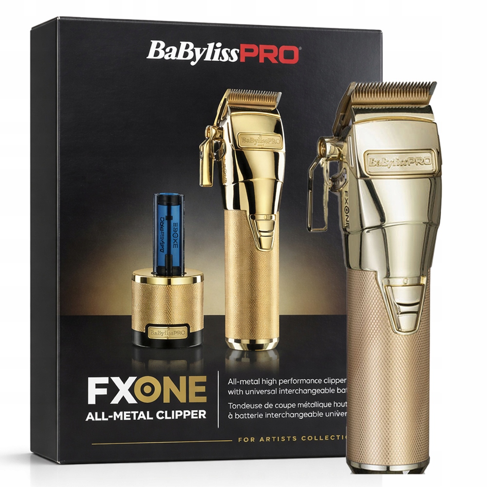 BaByliss Pro Fxone Gold FX899GE bezdrátový zastřihovač vlasů 6800 ot/min
