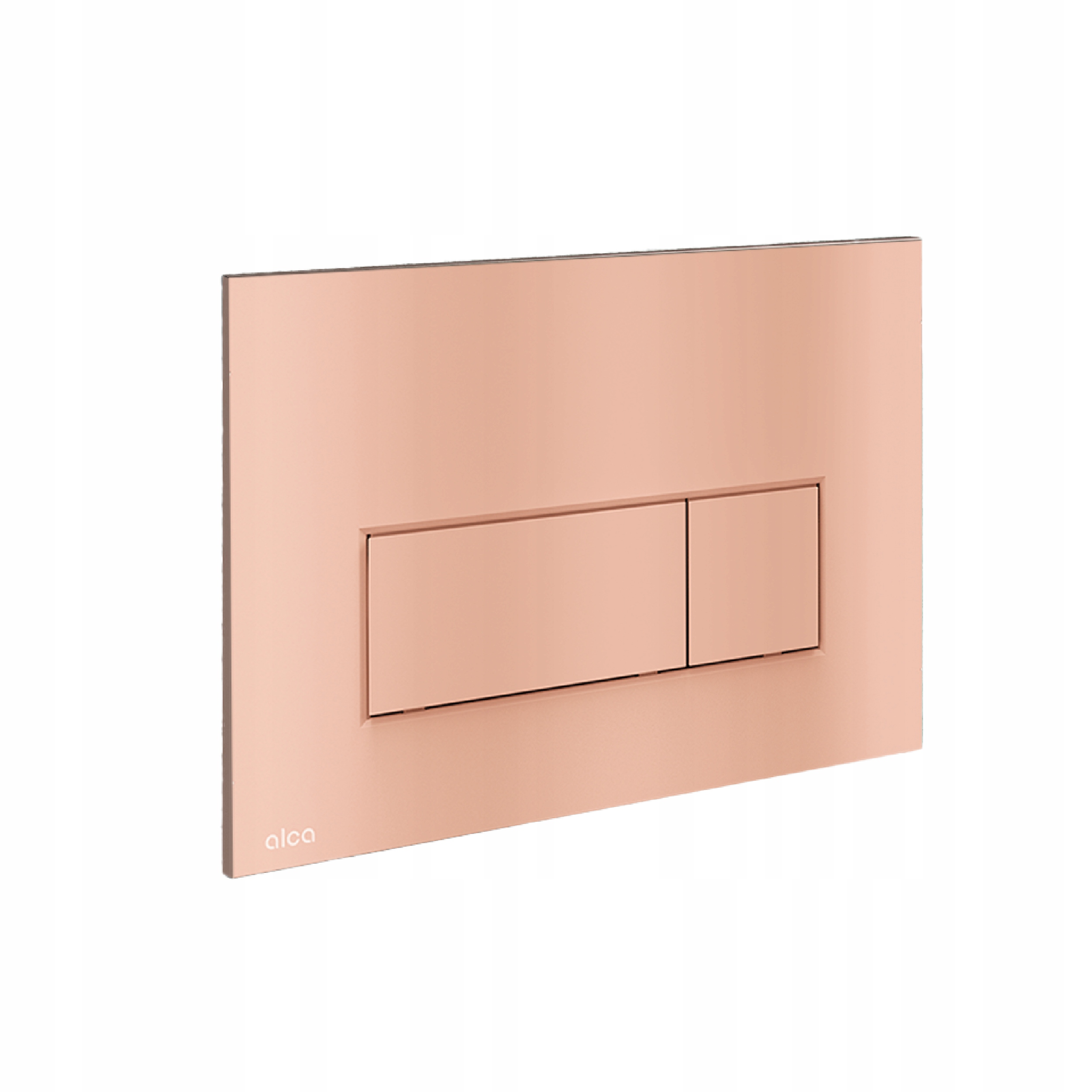 Tlačítko do Wc rezervoárů Red Gold Mat Alcaplast Delfin Plochý profil Thin