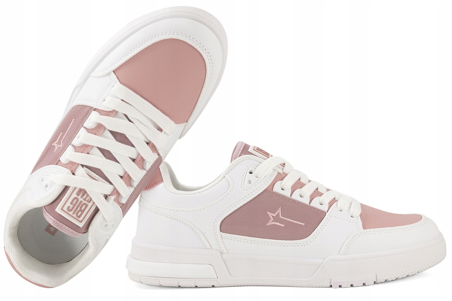 Big Star RR274A251 Sportovní Boty Tenisky Dámské Polobotky bílé 38 Bílá